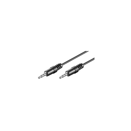 goobay AUX Audiokabel Sort